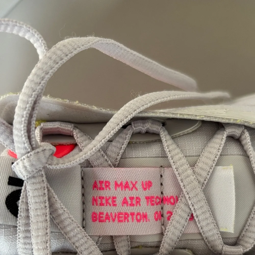 Nike Air Max Up Vast Grey Pink Blast Women’s 7 Sneakers - Picture 8 of 11